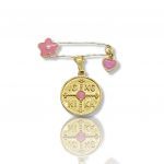 Gold plated silver 925° charm for kids  (code L2375)